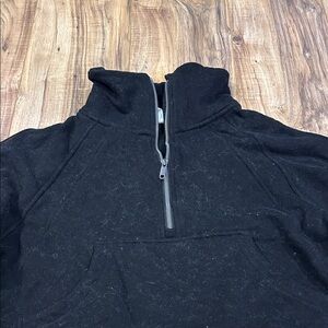 Women’s Black Half-Zip Sweater